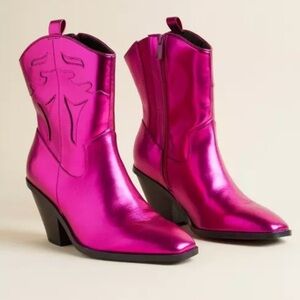 Torrid Pink Heeled Boots